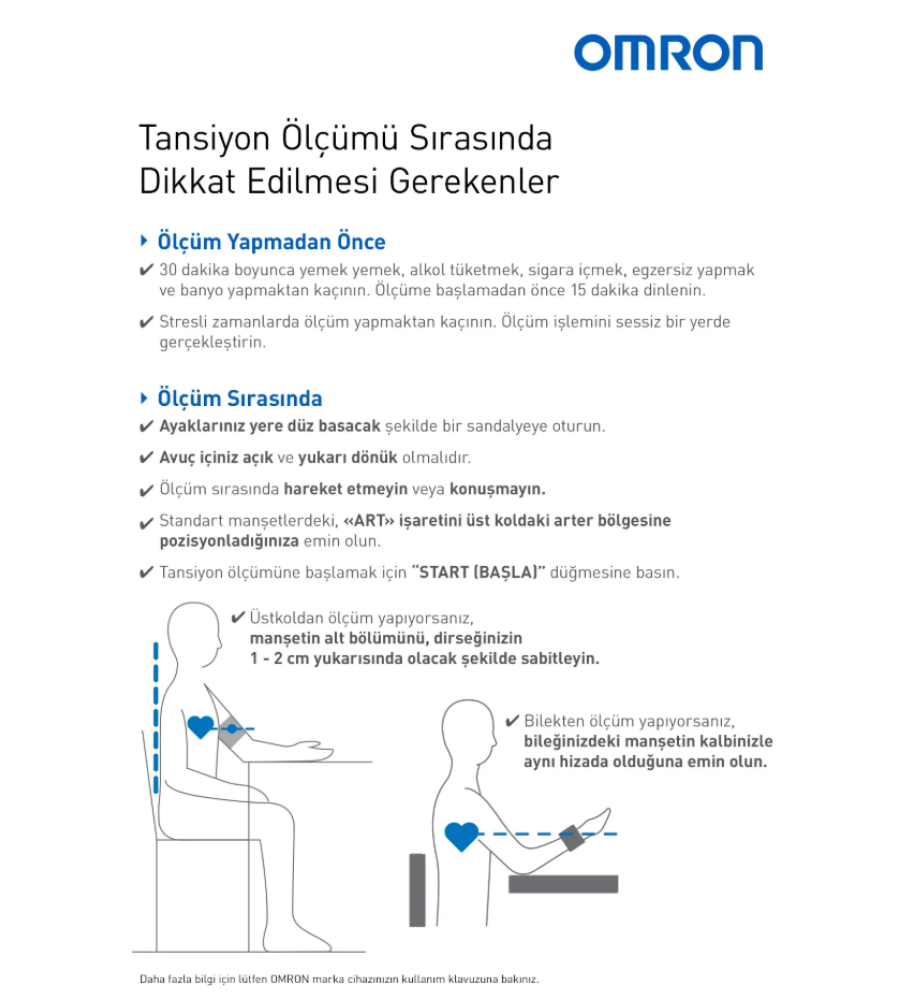Omron M2+ 30 Ölçüm Hafızalı Geniş Manşetli Üst Koldan Ölçer Dijital Tansiyon Aleti