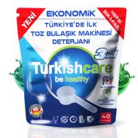 Turkishcare Ekonomik Hepsi Bir Arada Bulaşık Makinesi Toz Deterjanı 40 Yıkama